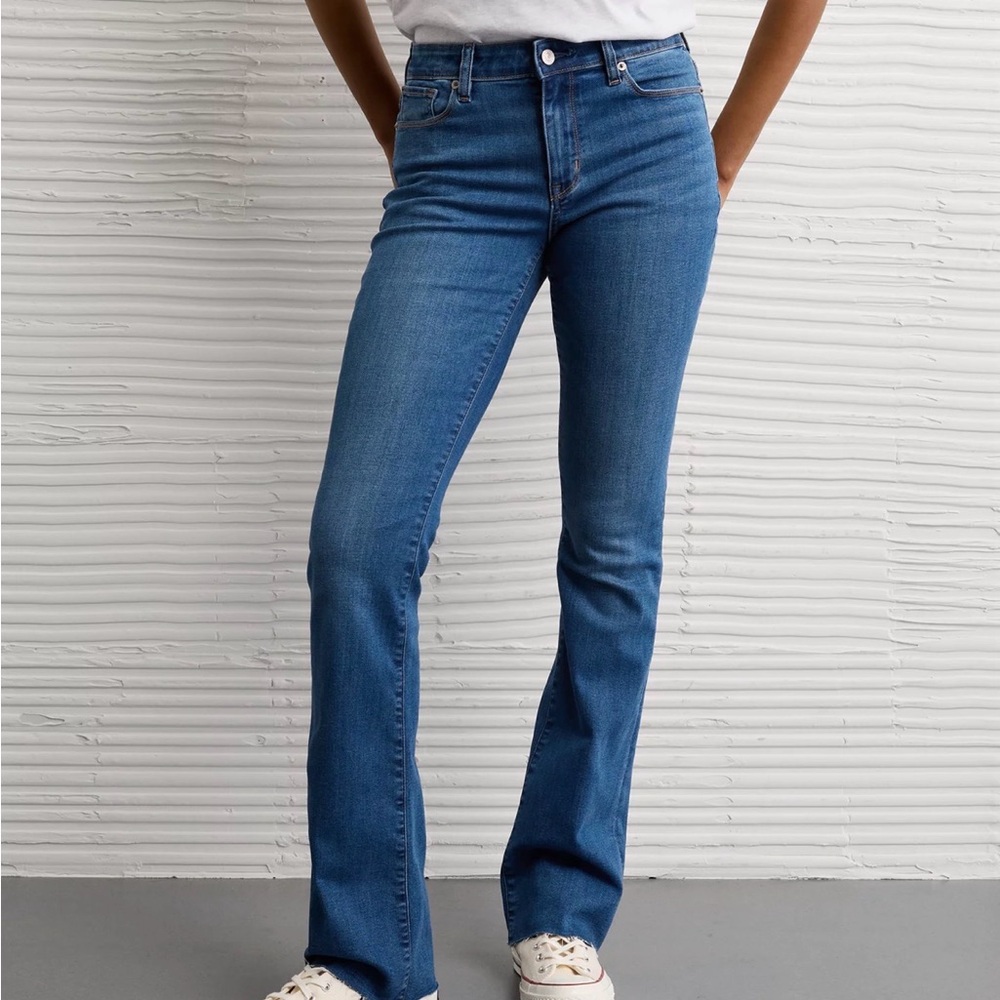 American Eagle Outfitters High Rise Flare Jeans